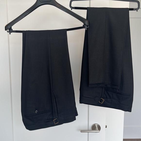 Charcoal suit. Size 35. - Picture 3 of 6